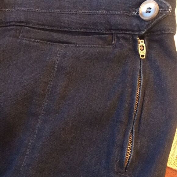 Anthropologie Pilero High-Rise Skinny Size 27 Dark Wash - Picture 8 of 10